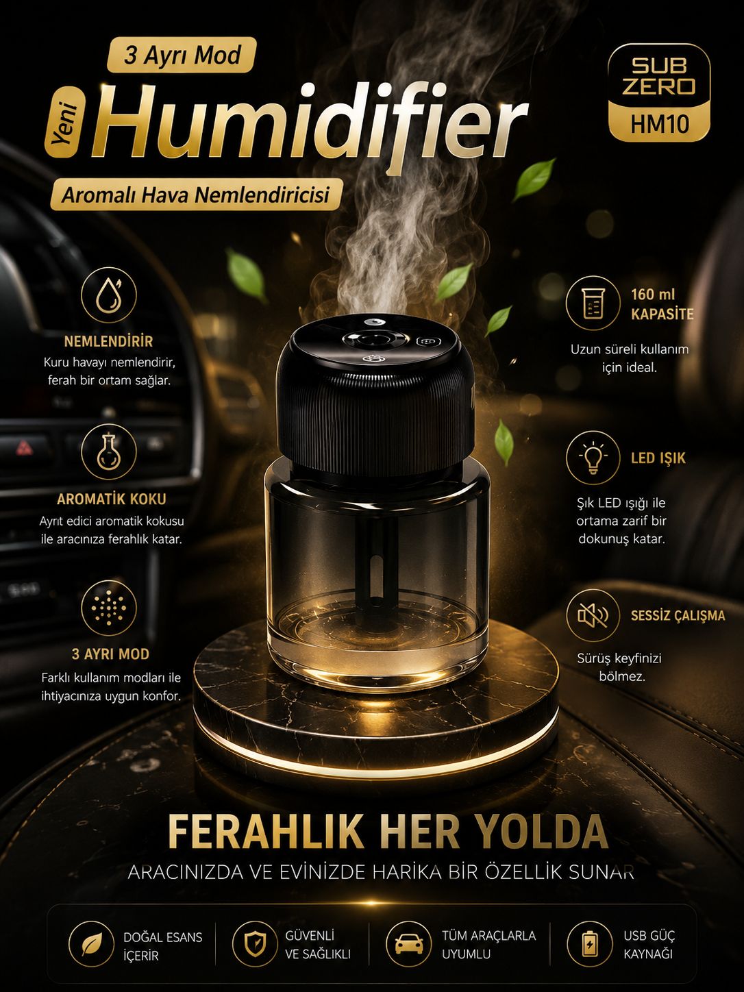 مبخرة عطر إلكترونية لسيارات